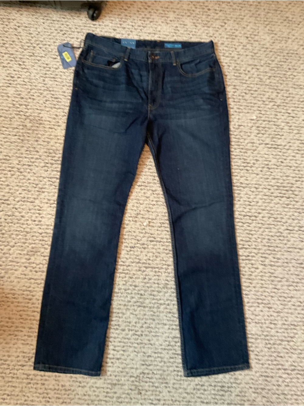 Caribbean Men's Straight Jeans in Dark Blue